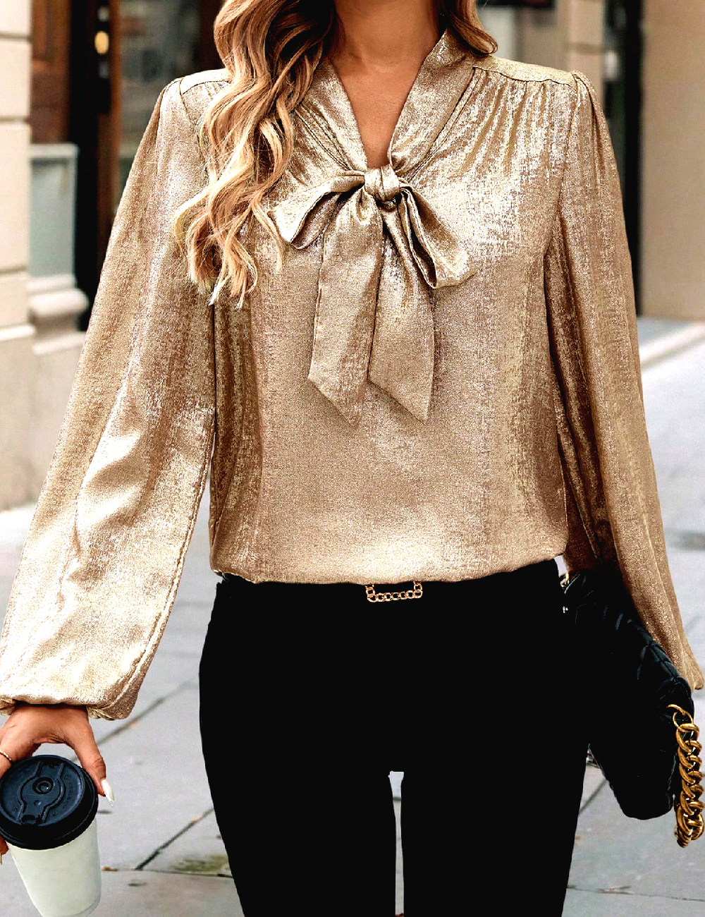 Bluza SHEIN, auriu