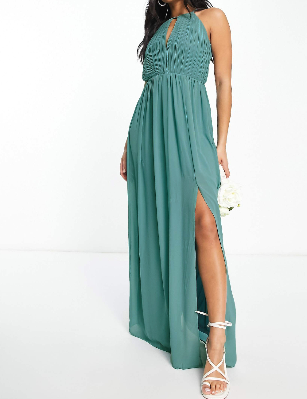 Rochie lunga TFNC London, verde