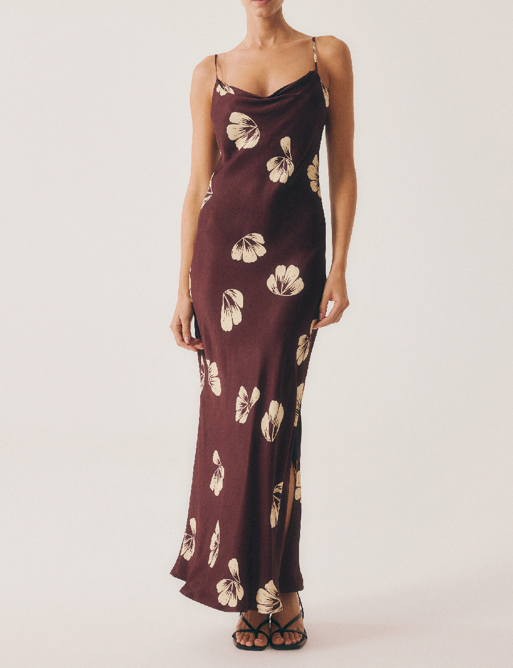Rochie lunga Reserved, visiniu