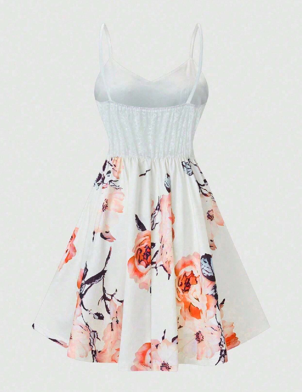 Rochie scurta SHEIN, alb - 1 | YEO