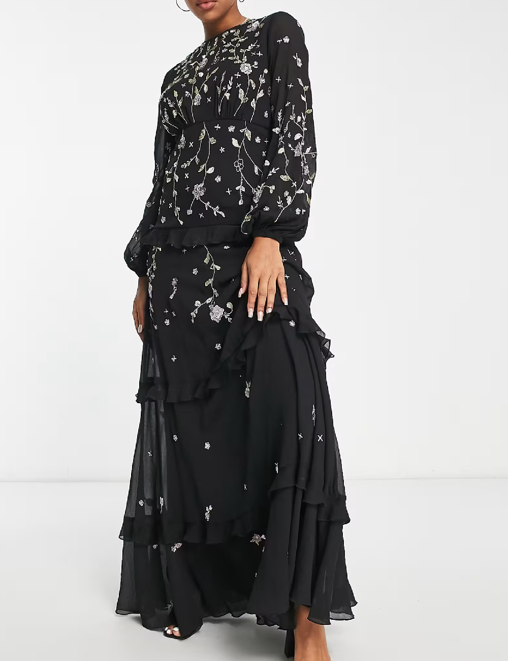 Rochie lunga ASOS, negru