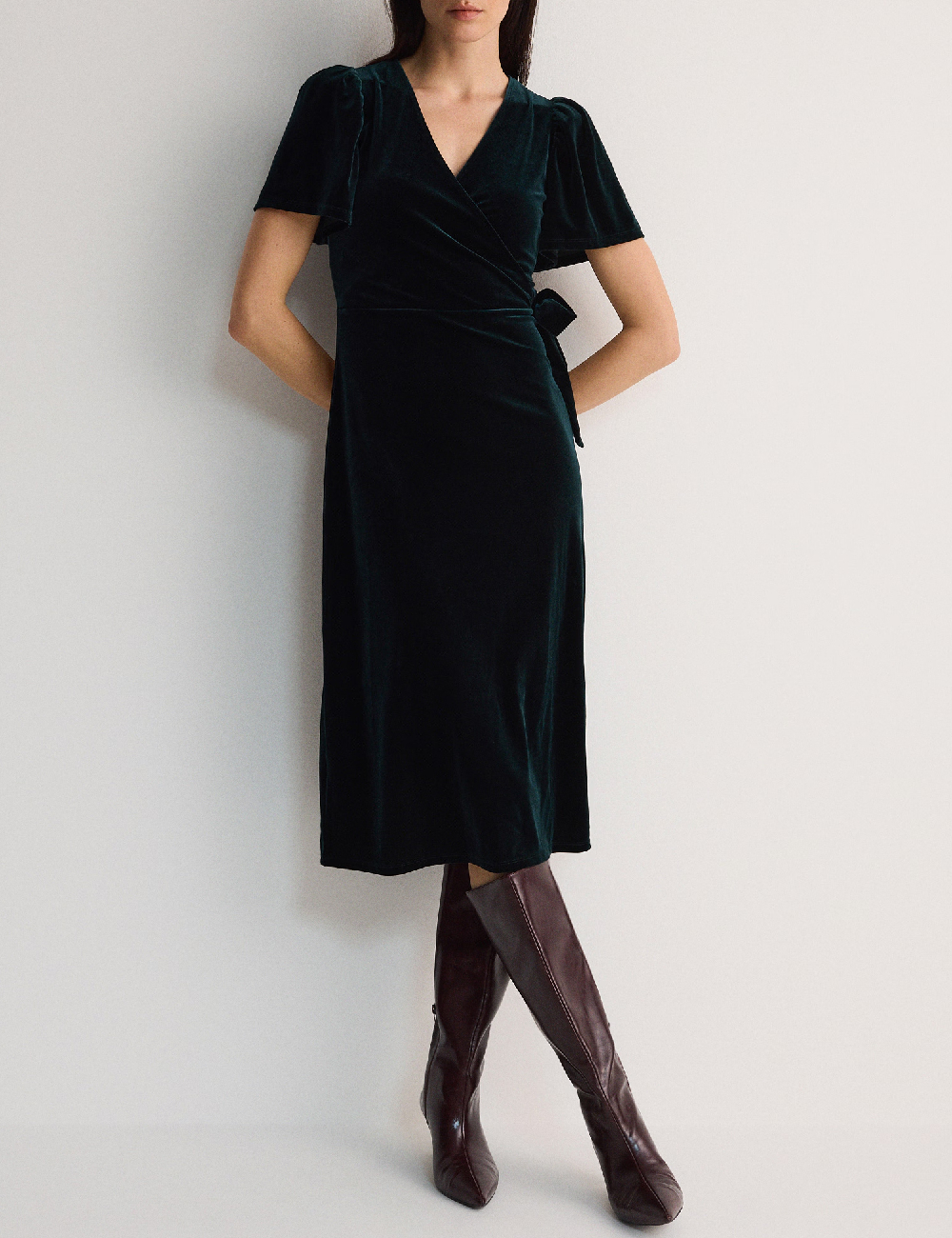 Rochie medie Reserved, verde