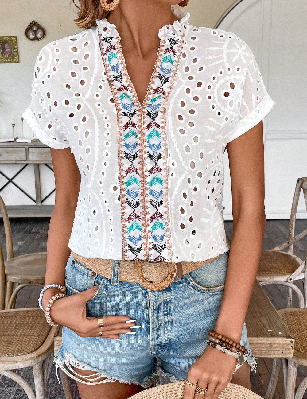 Bluza SHEIN, alb