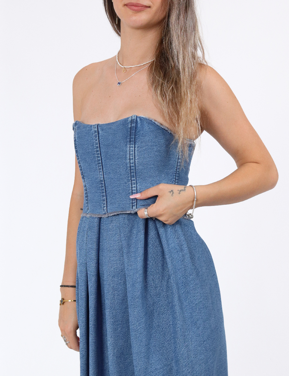 Rochie medie ASOS, albastru - 1 | YEO