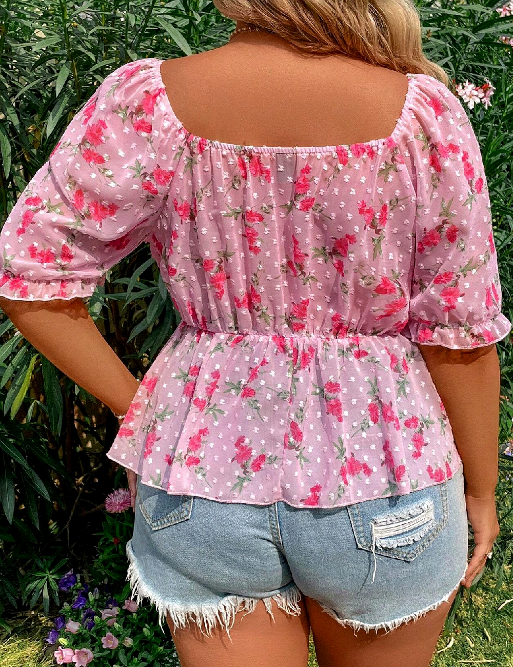 Bluza SHEIN CURVE, roz - 1 | YEO