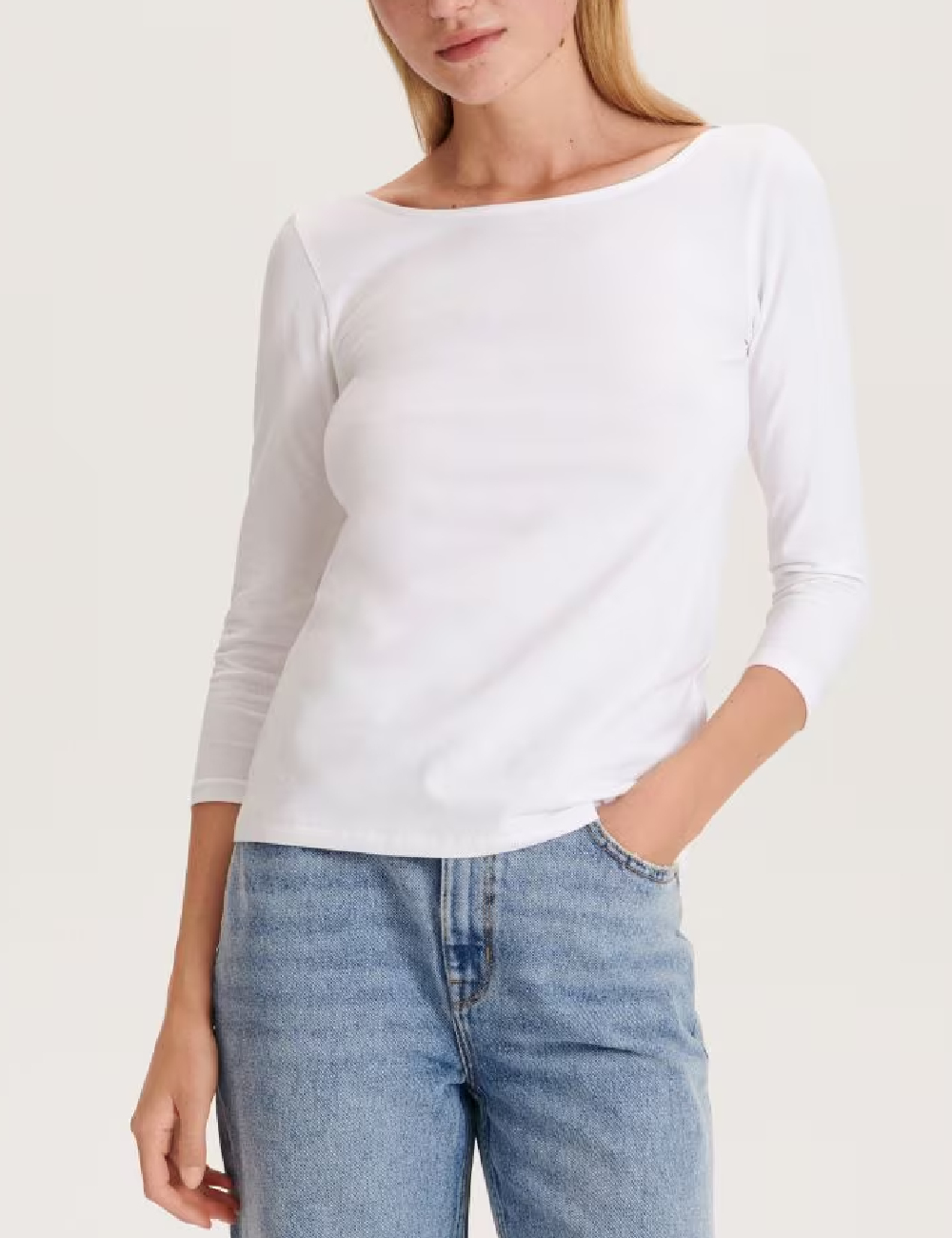 Bluza Reserved, alb