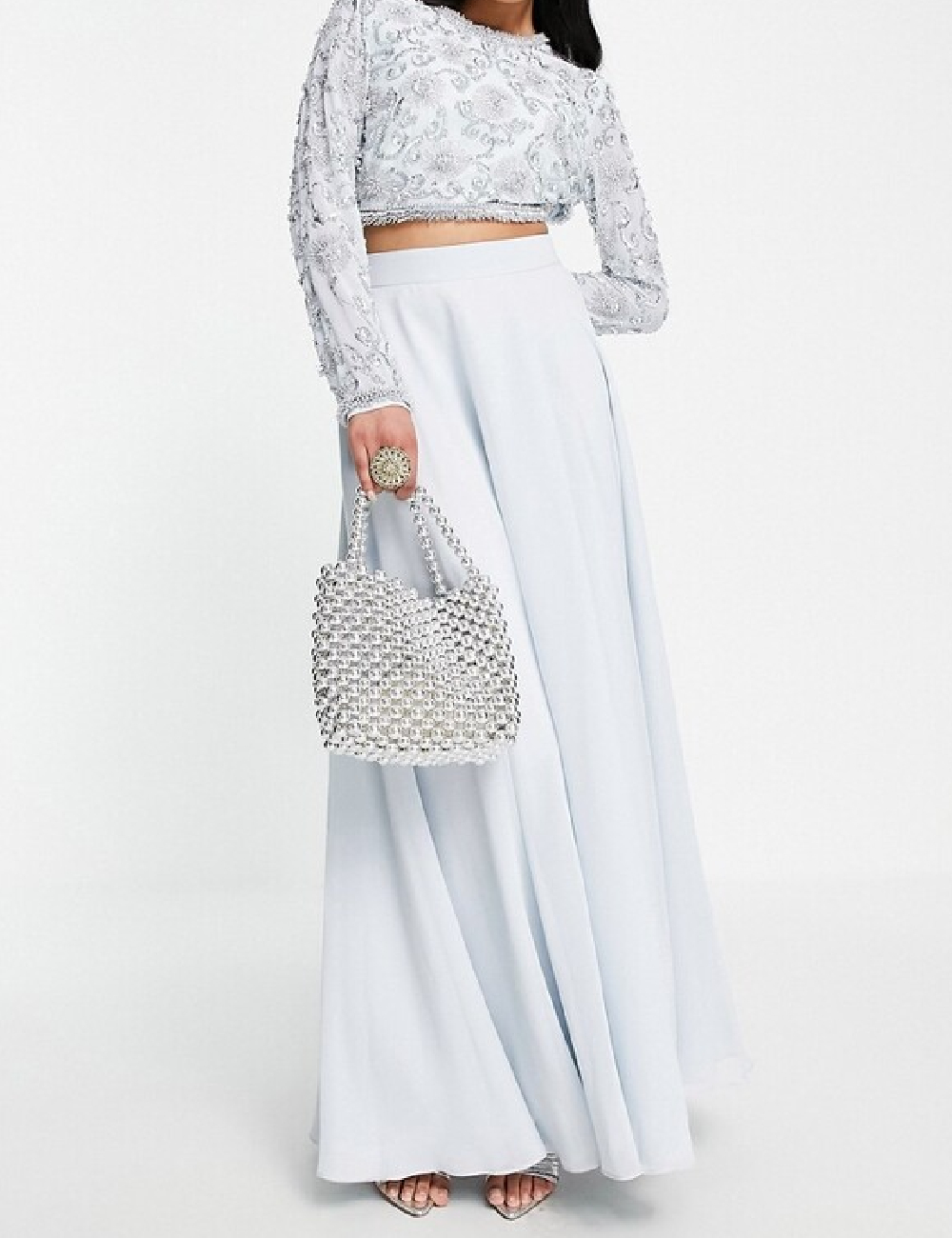 Fusta ASOS, bleu