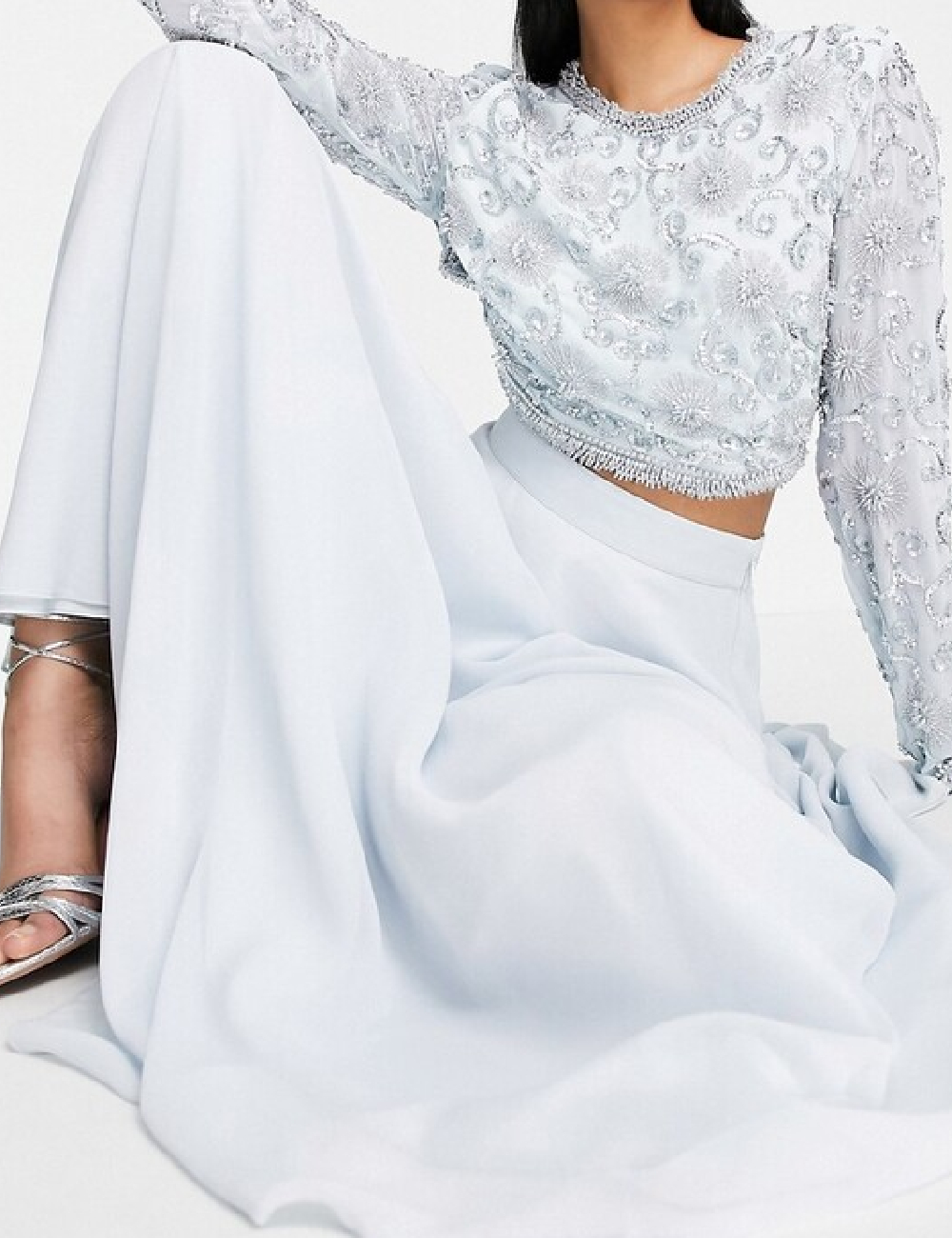 Fusta ASOS, bleu - 1 | YEO