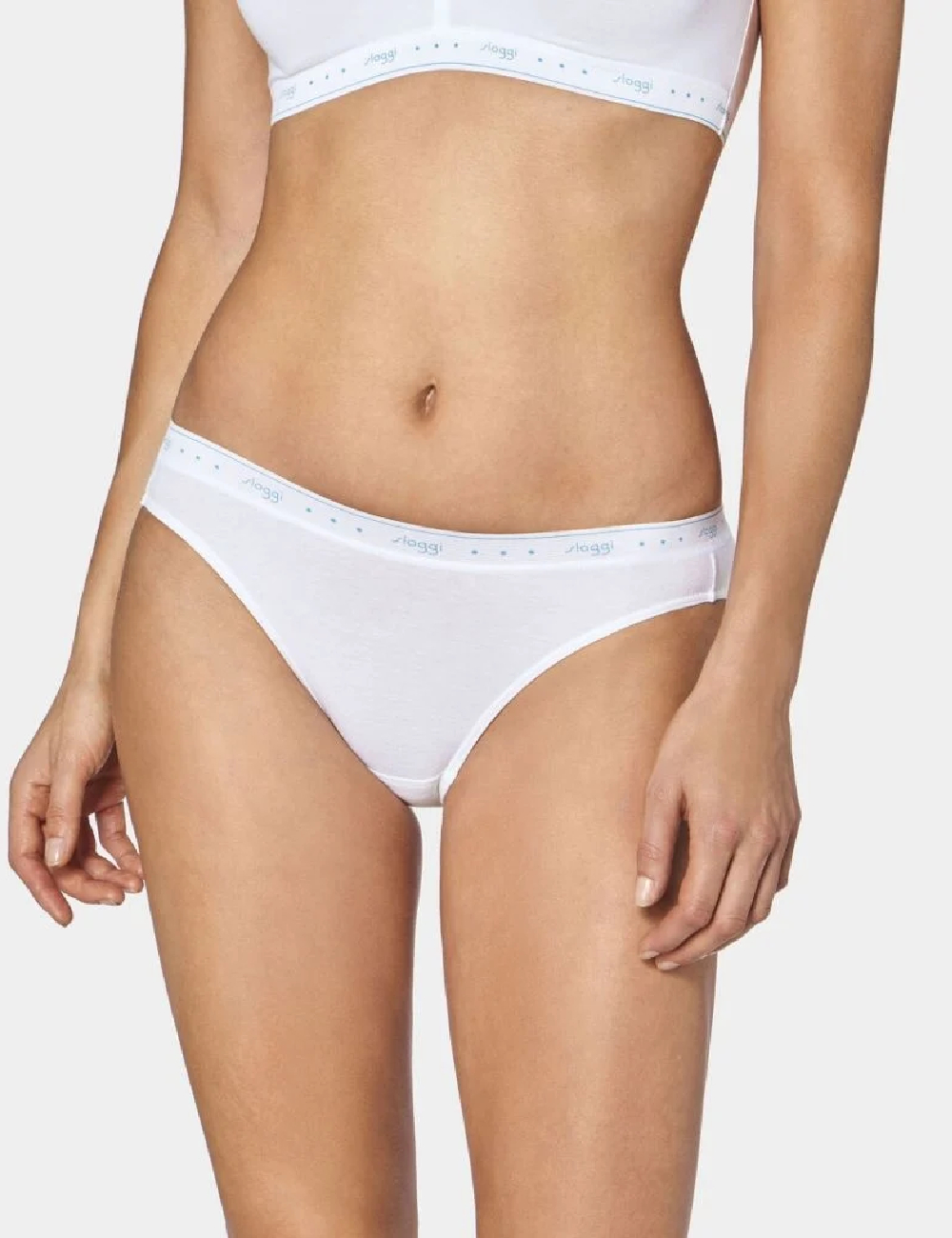 Set chiloti 2 bucati Sloggi by Triumph, alb