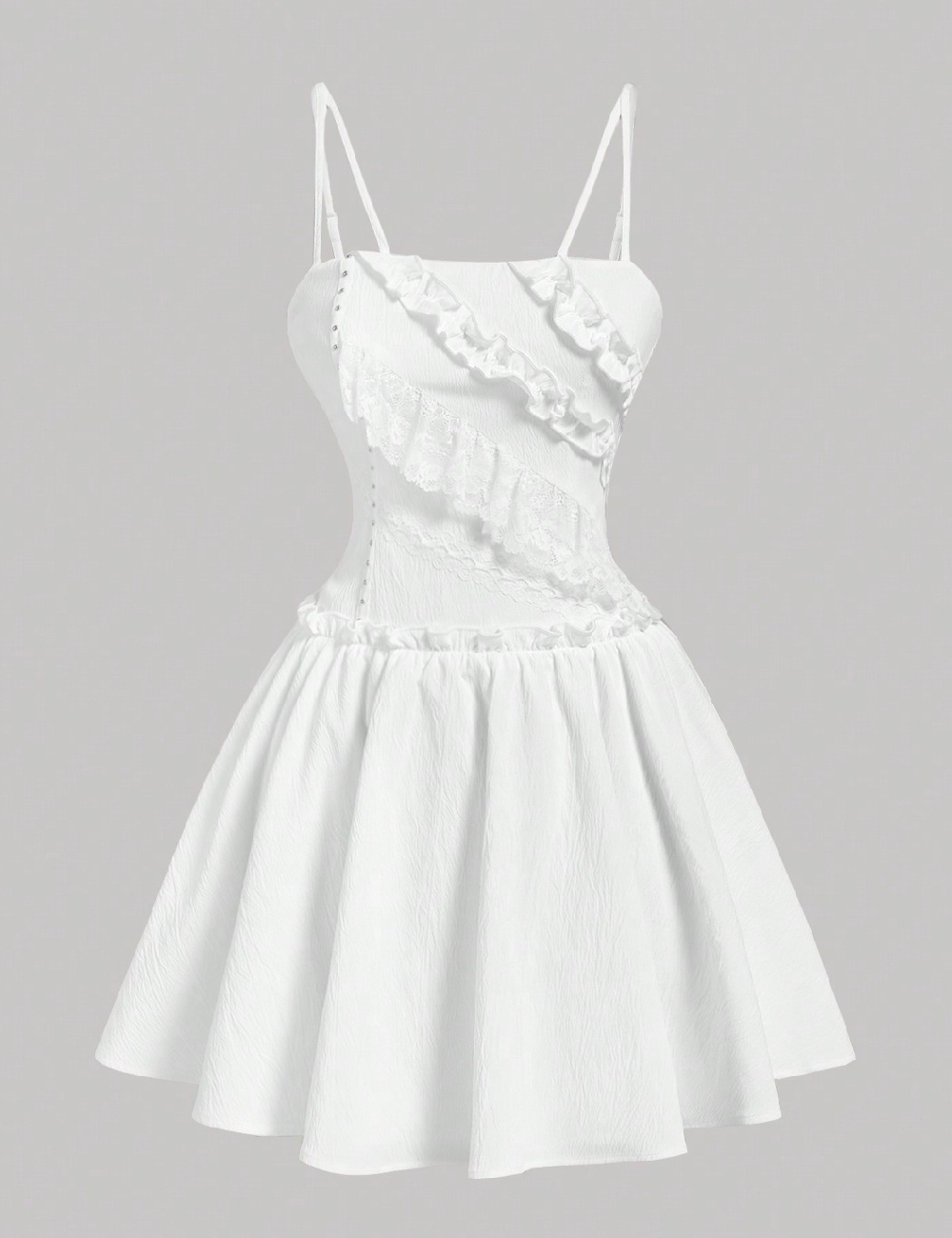 Rochie scurta SHEIN, alb