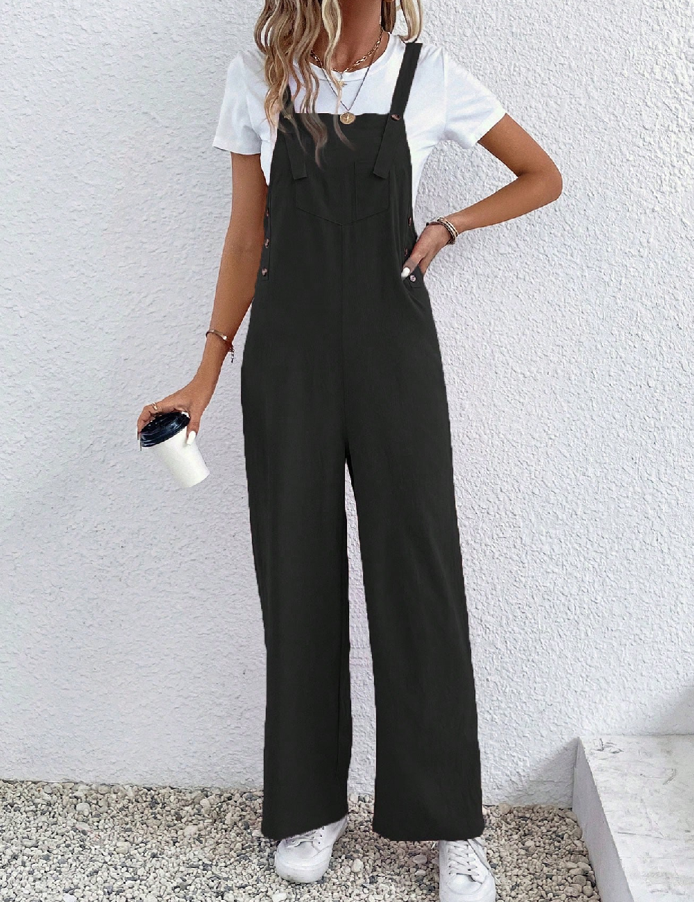 Salopeta SHEIN, negru