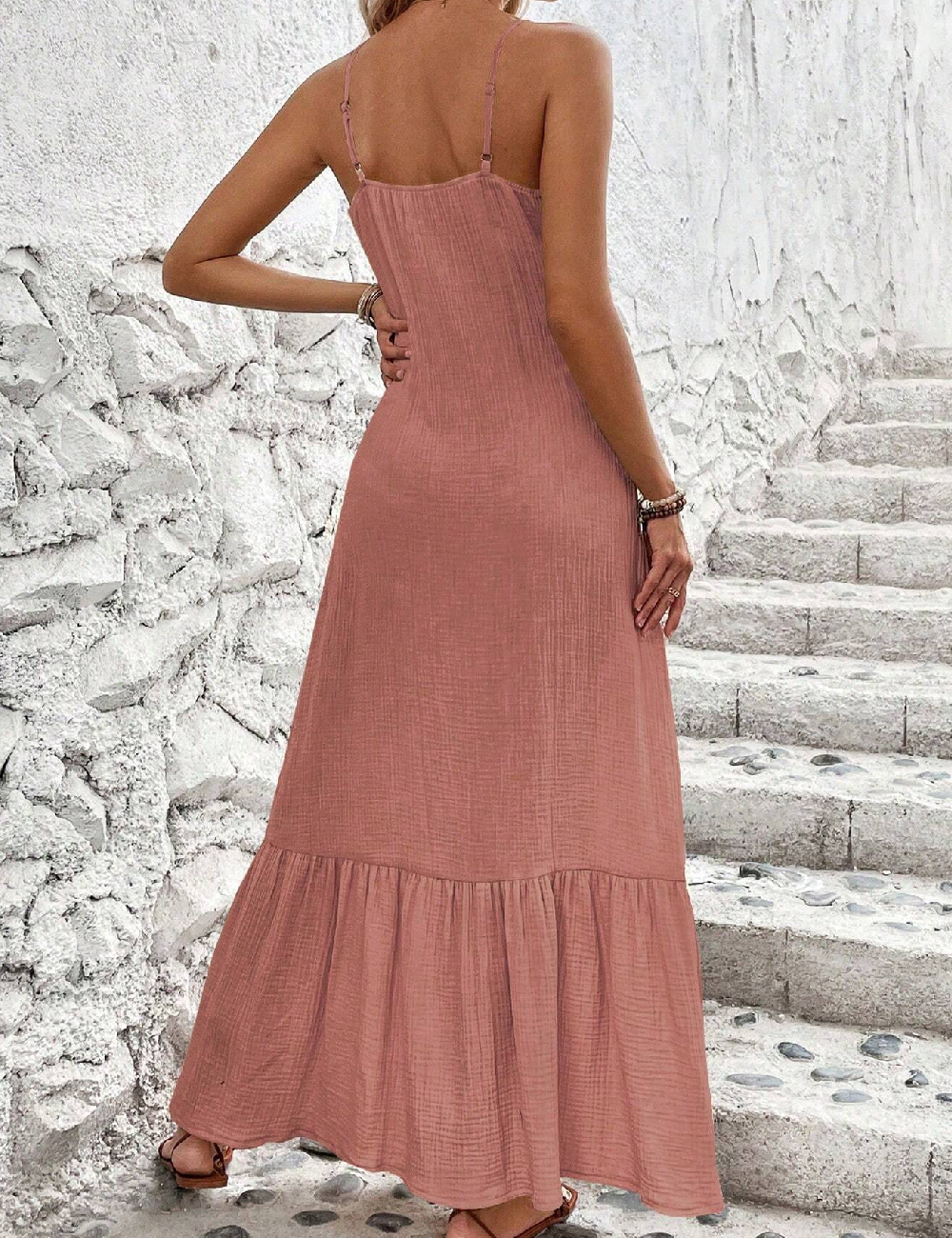 Rochie lunga SHEIN, roz - 1 | YEO