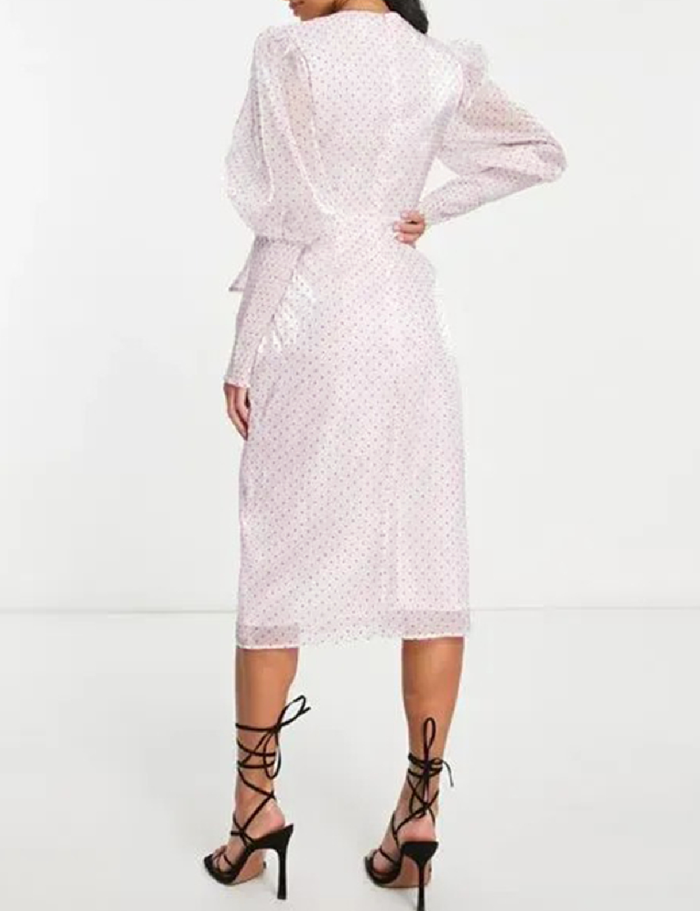 Rochie medie Collective The Label, roz - 1 | YEO