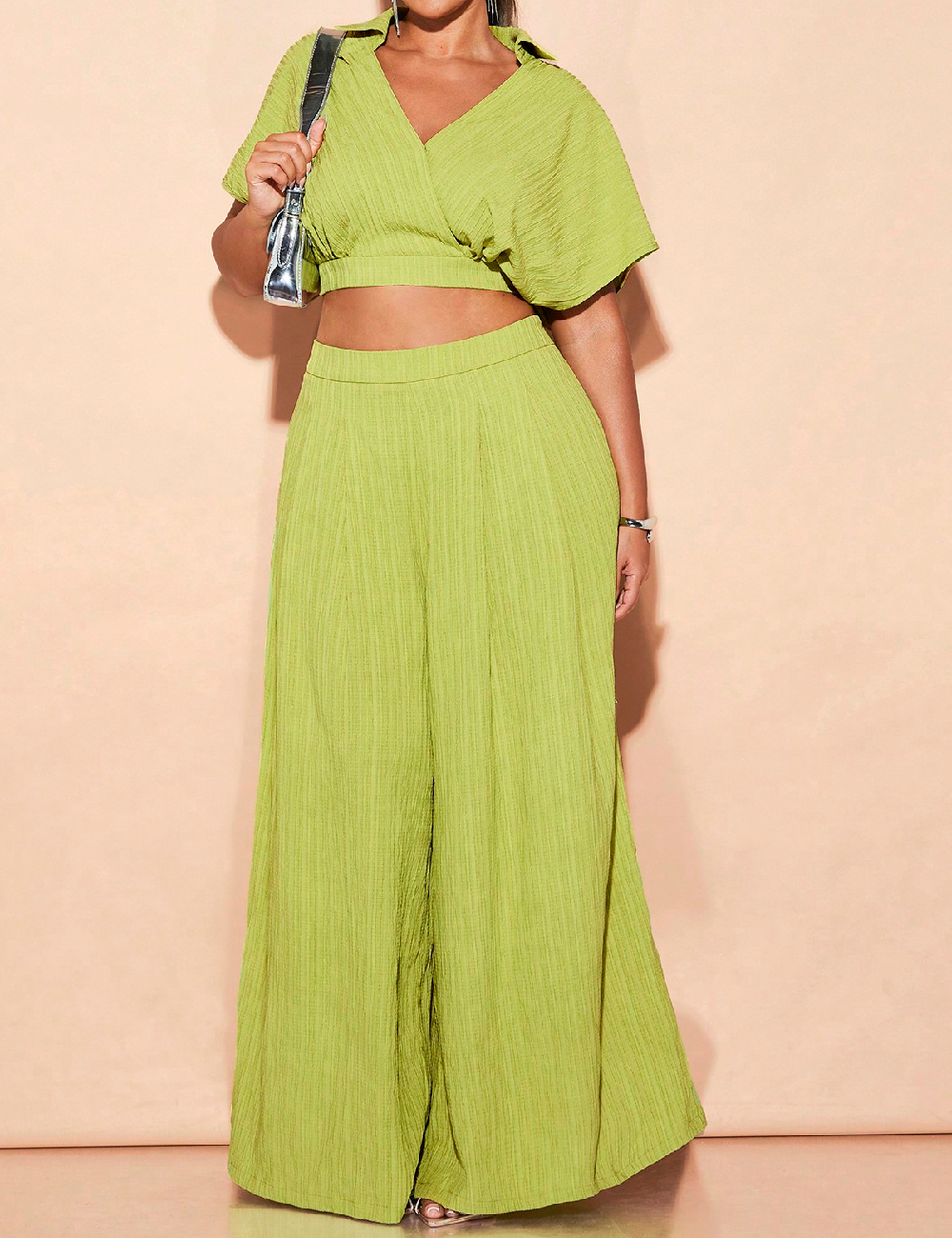 Compleu SHEIN CURVE, verde
