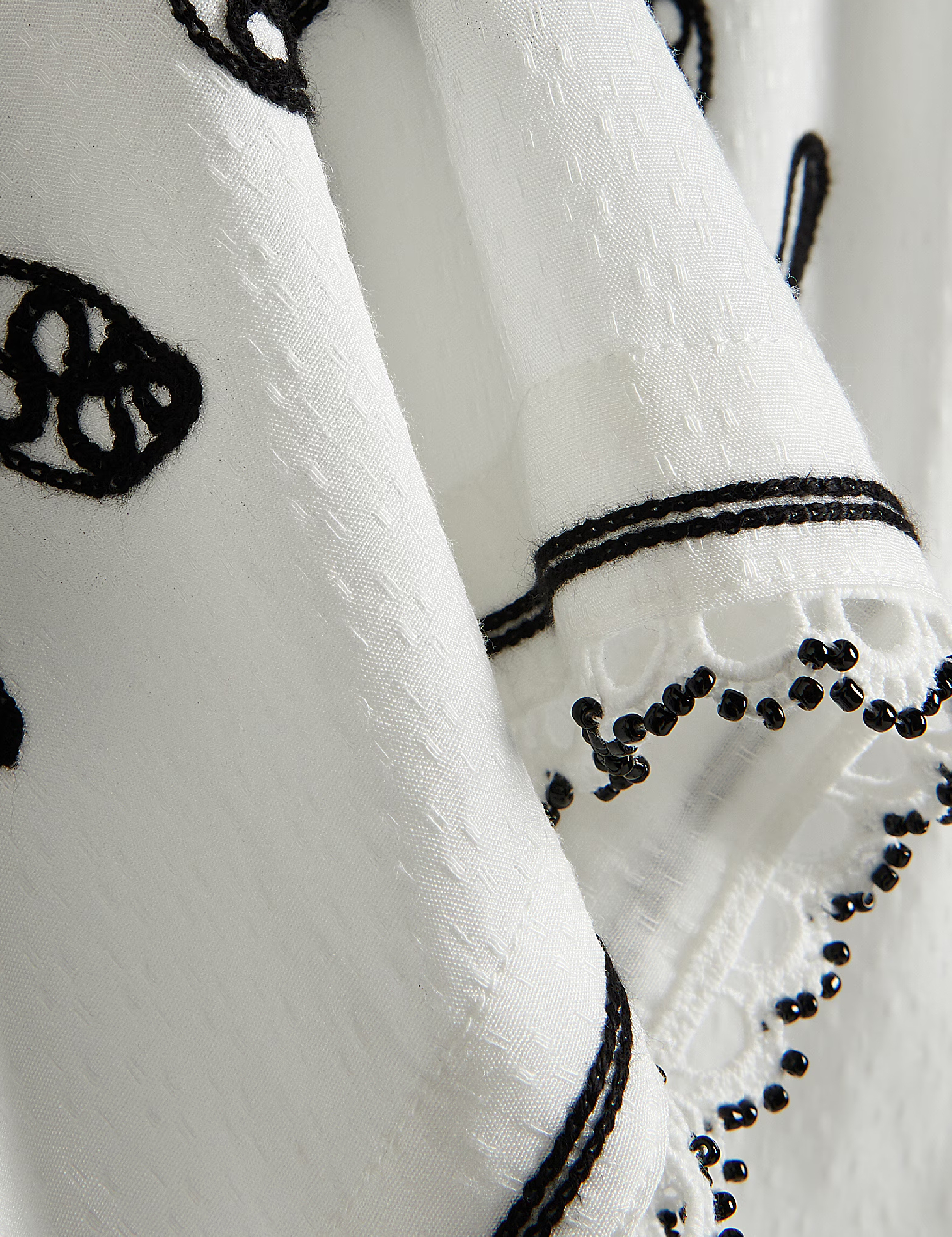Bluza Reserved, alb/negru - 1 | YEO