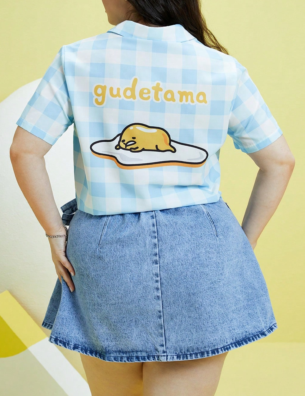 Camasa SHEIN CURVE, albastru - 1 | YEO