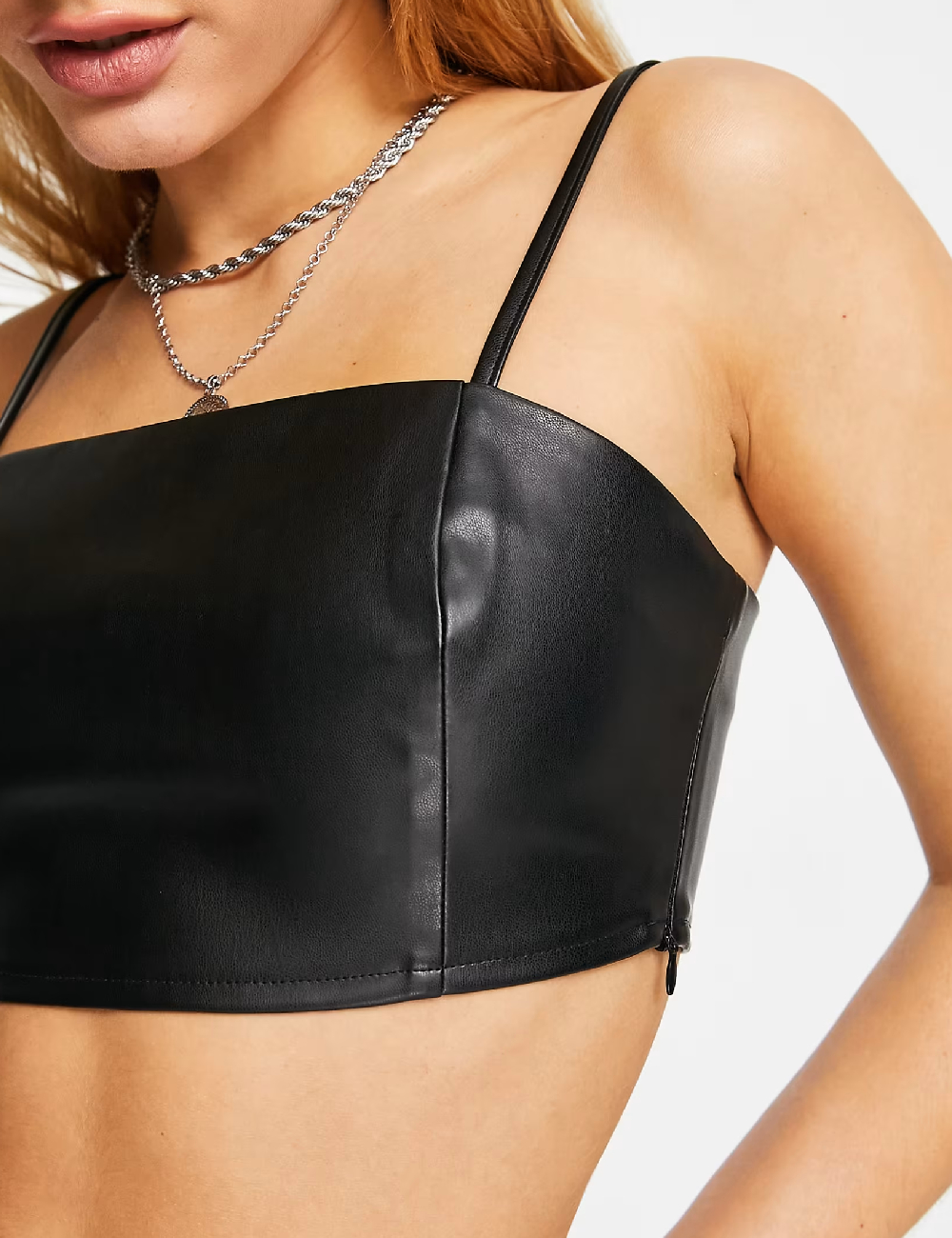 Top Violet Romance, negru - 1 | YEO