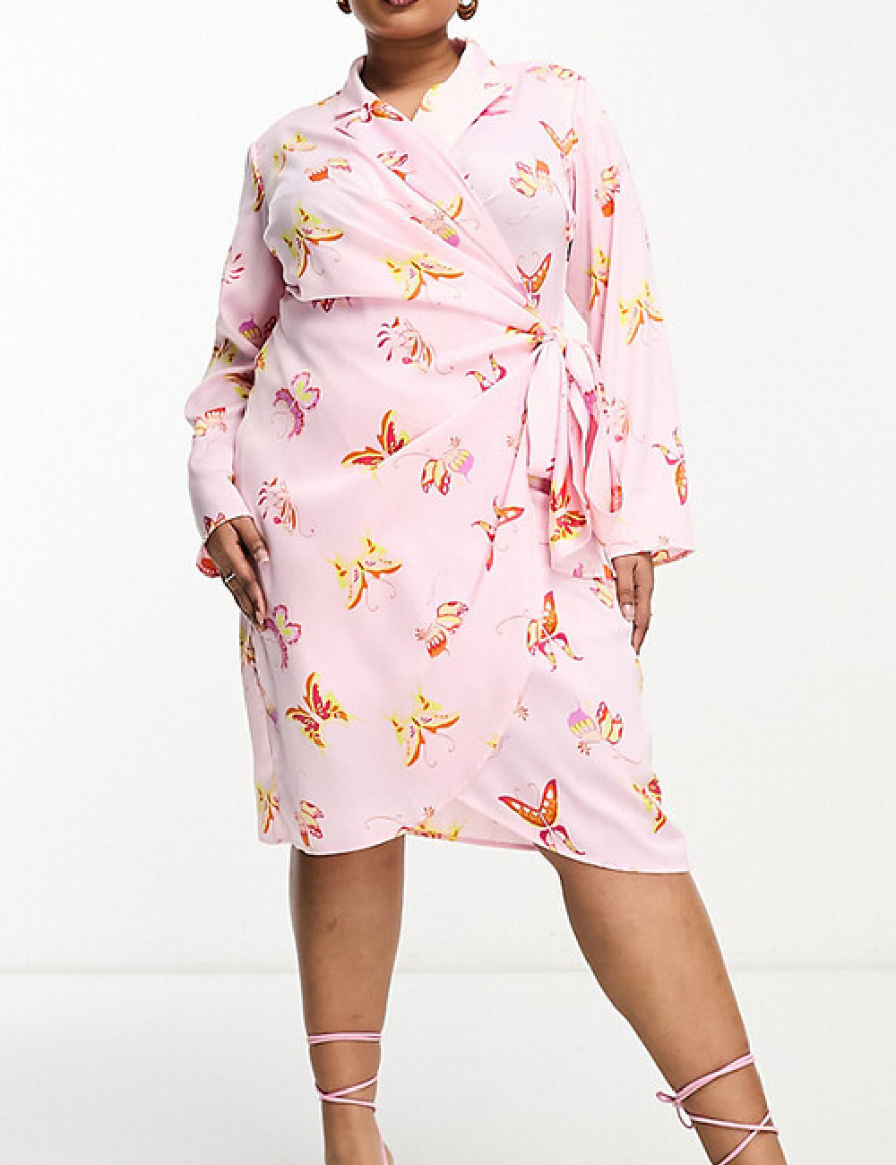 Rochie medie Something New Plus Size, roz