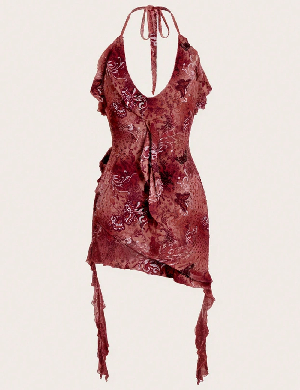 Rochie scurta SHEIN, rosu