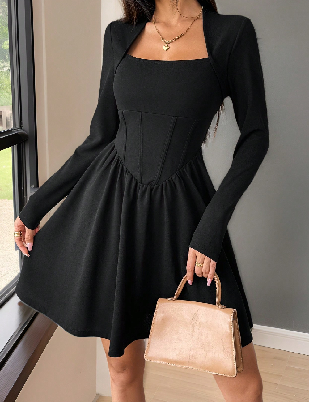 Rochie scurta SHEIN, negru