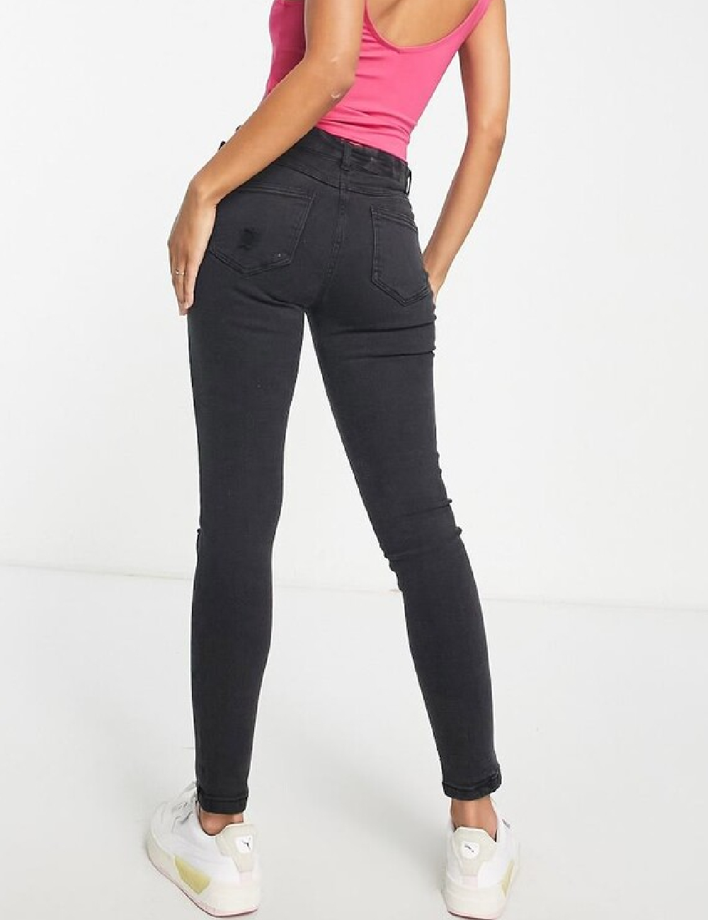 Blugi Parisian Petite, negru - 1 | YEO