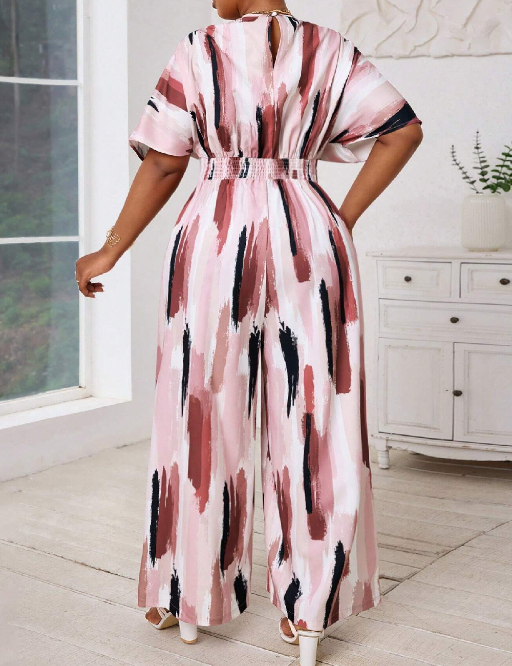 Salopeta SHEIN CURVE, roz - 1 | YEO