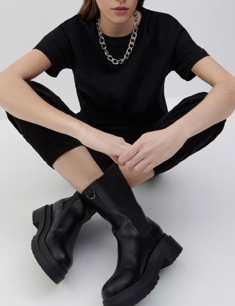 Tricou Oversize Reserved, negru - 1 | YEO