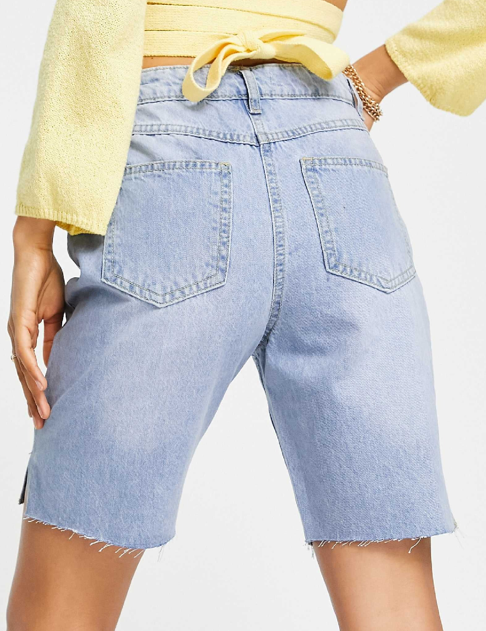 Pantaloni scurti Parisian, albastru - 1 | YEO