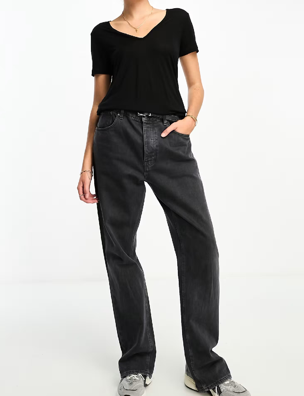 Tricou ASOS, negru - 1 | YEO