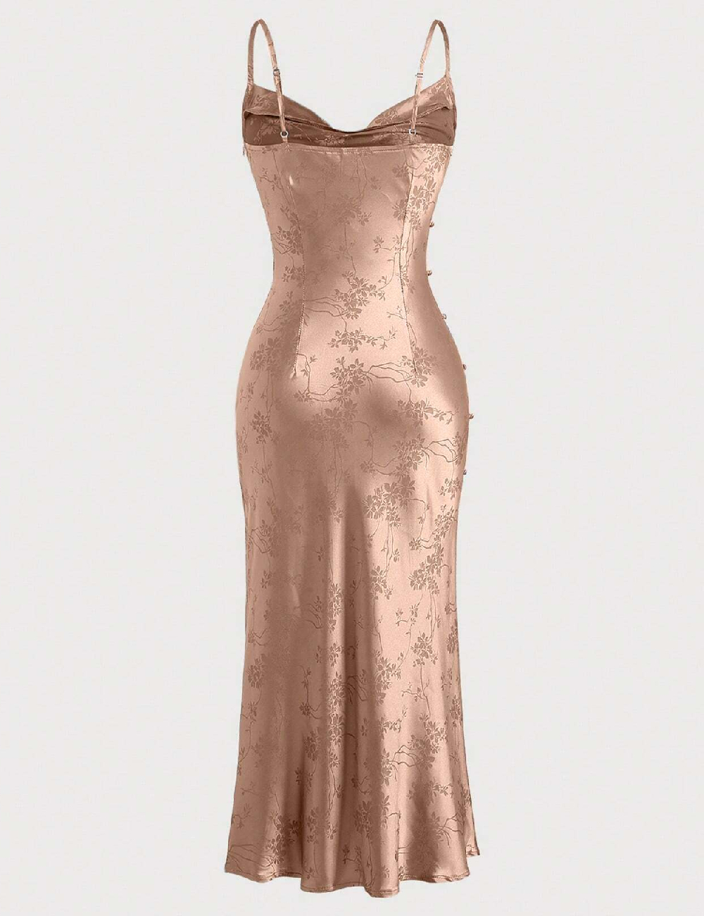 Rochie lunga SHEIN, maro - 1 | YEO