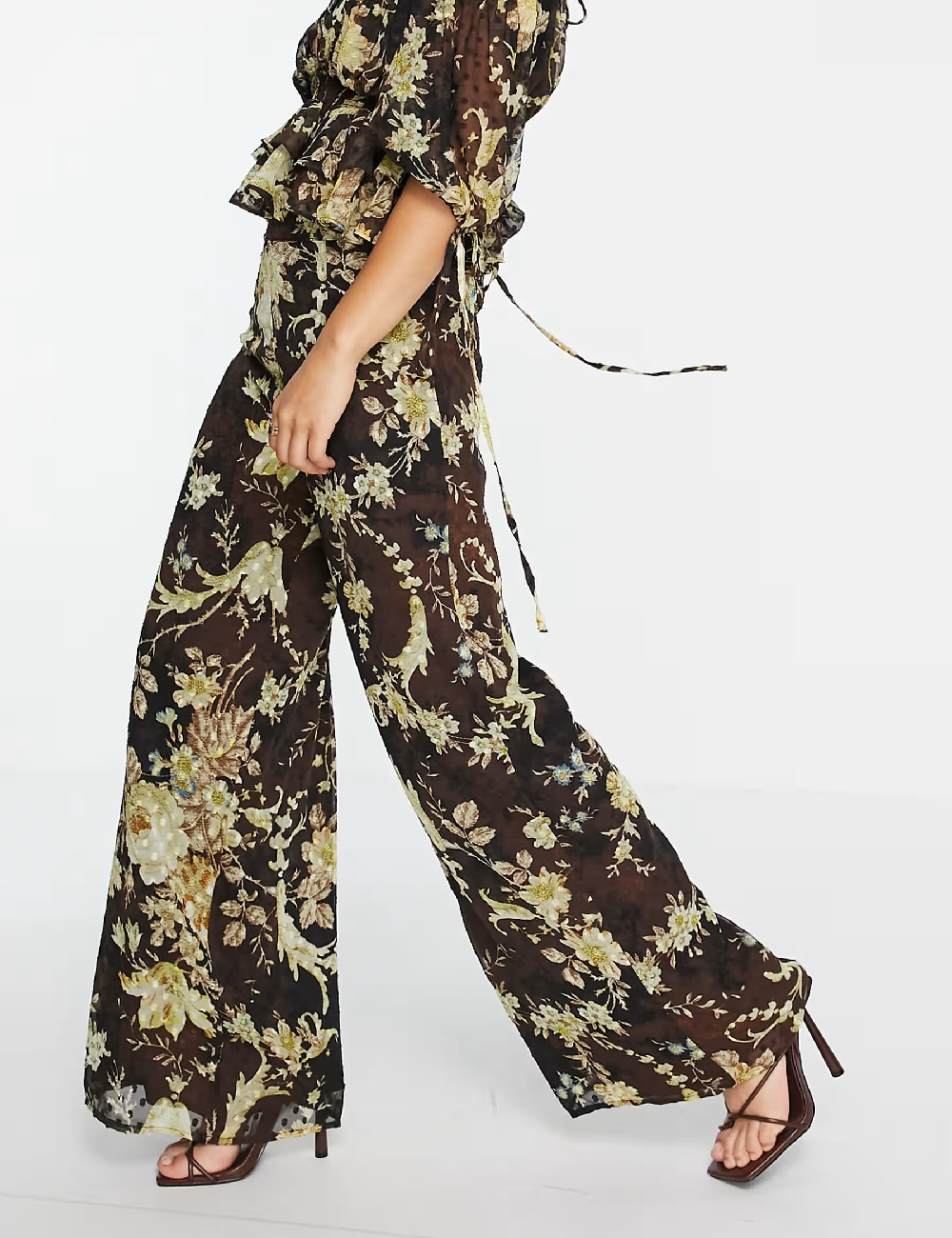 Pantaloni ASOS, maro - 1 | YEO