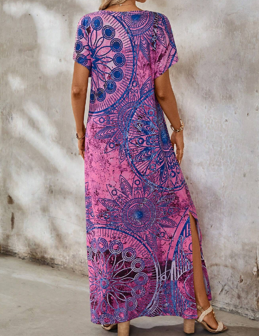 Rochie lunga SHEIN, roz - 1 | YEO