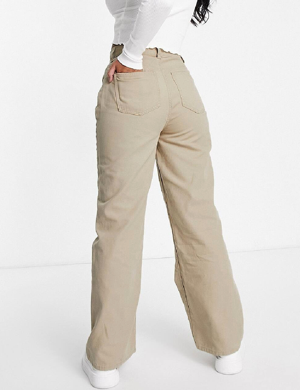 Pantaloni ASOS, bej - 1 | YEO