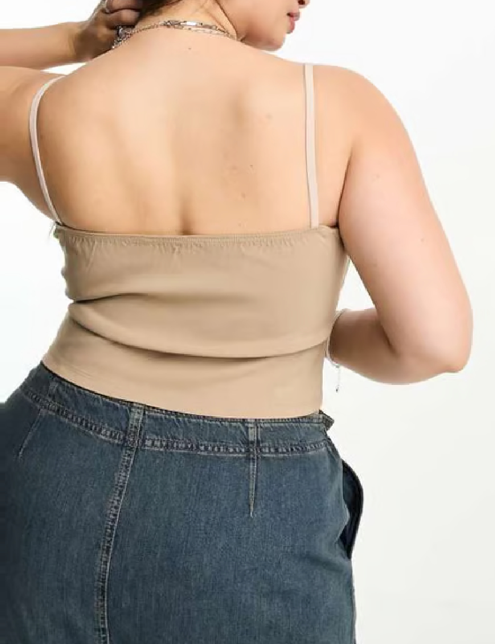Top Collusion Plus Size, crem - 1 | YEO