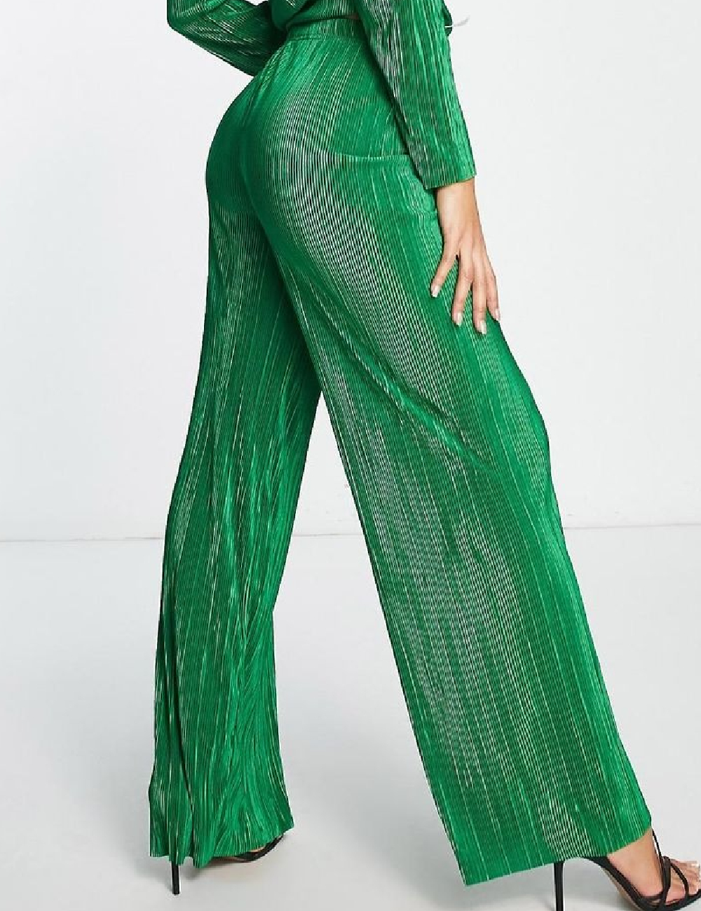Pantaloni I SAW IT FIRST, verde - 1 | YEO