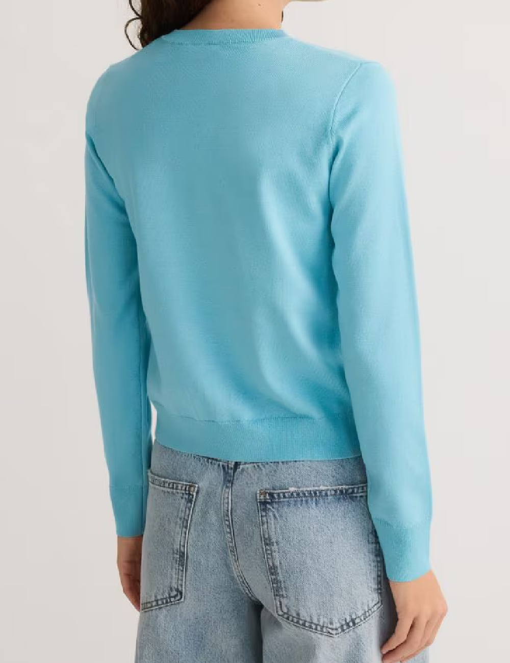 Cardigan Reserved, albastru - 1 | YEO