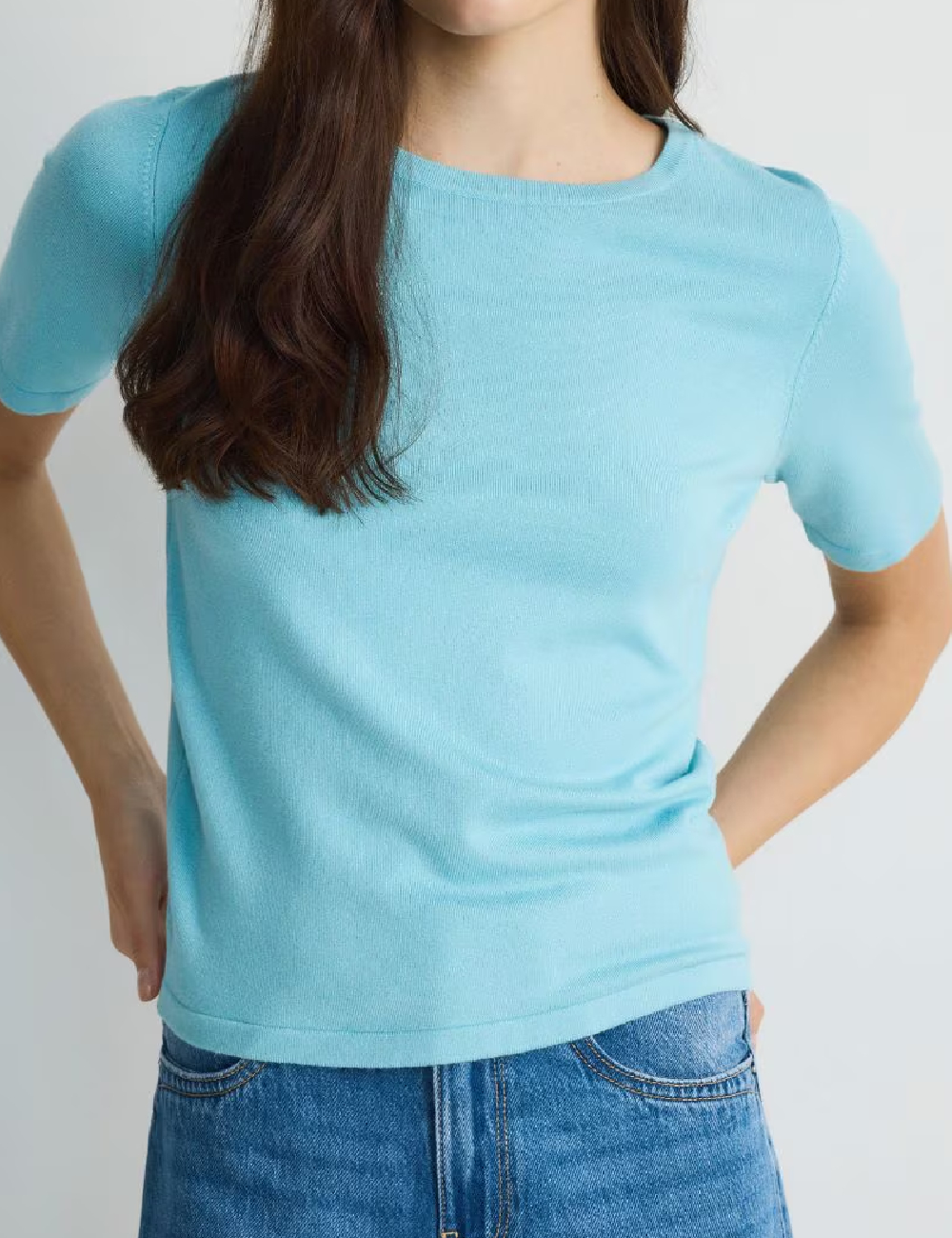 Tricou Reserved, albastru - 1 | YEO