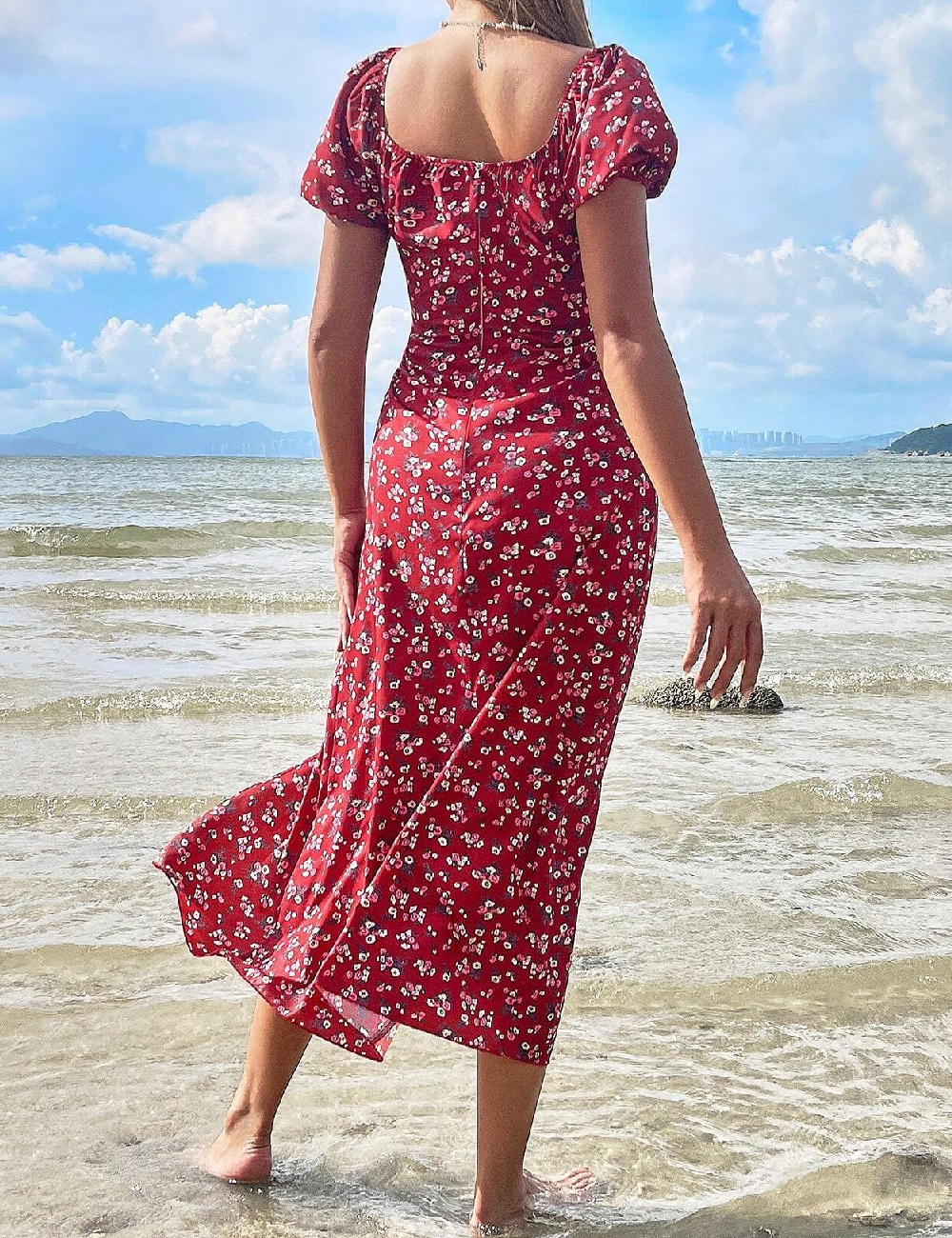 Rochie medie SHEIN, rosu - 1 | YEO