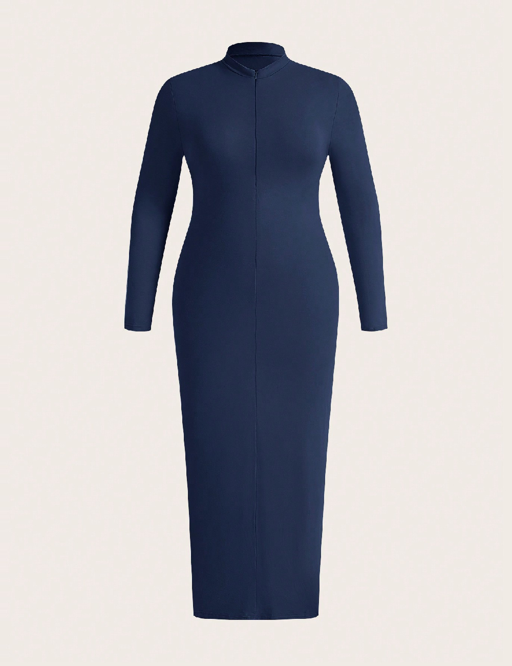 Rochie lunga SHEIN CURVE, bleumarin