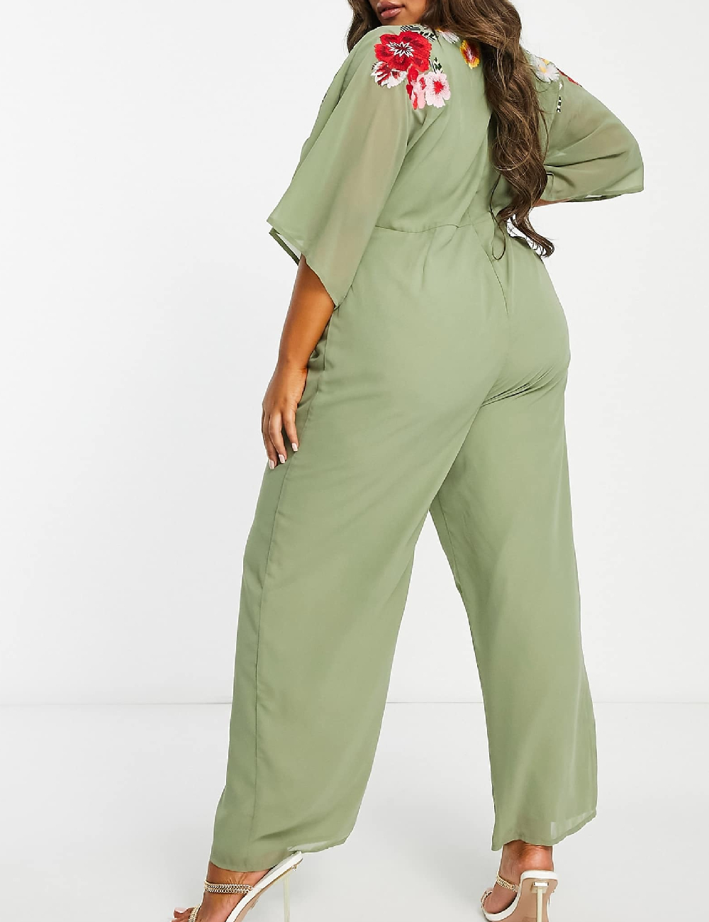 Salopeta Hope & Ivy Plus Size, verde - 1 | YEO