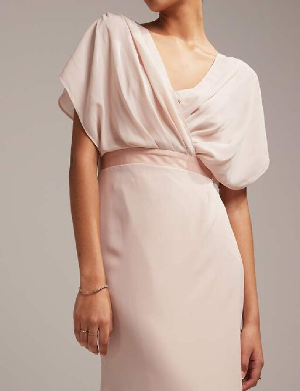 Rochie lunga ASOS, roz pal - 1 | YEO
