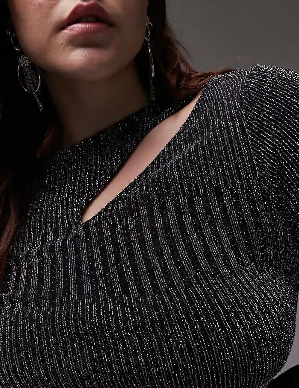 Bluza Top Shop Plus Size, gri - 1 | YEO