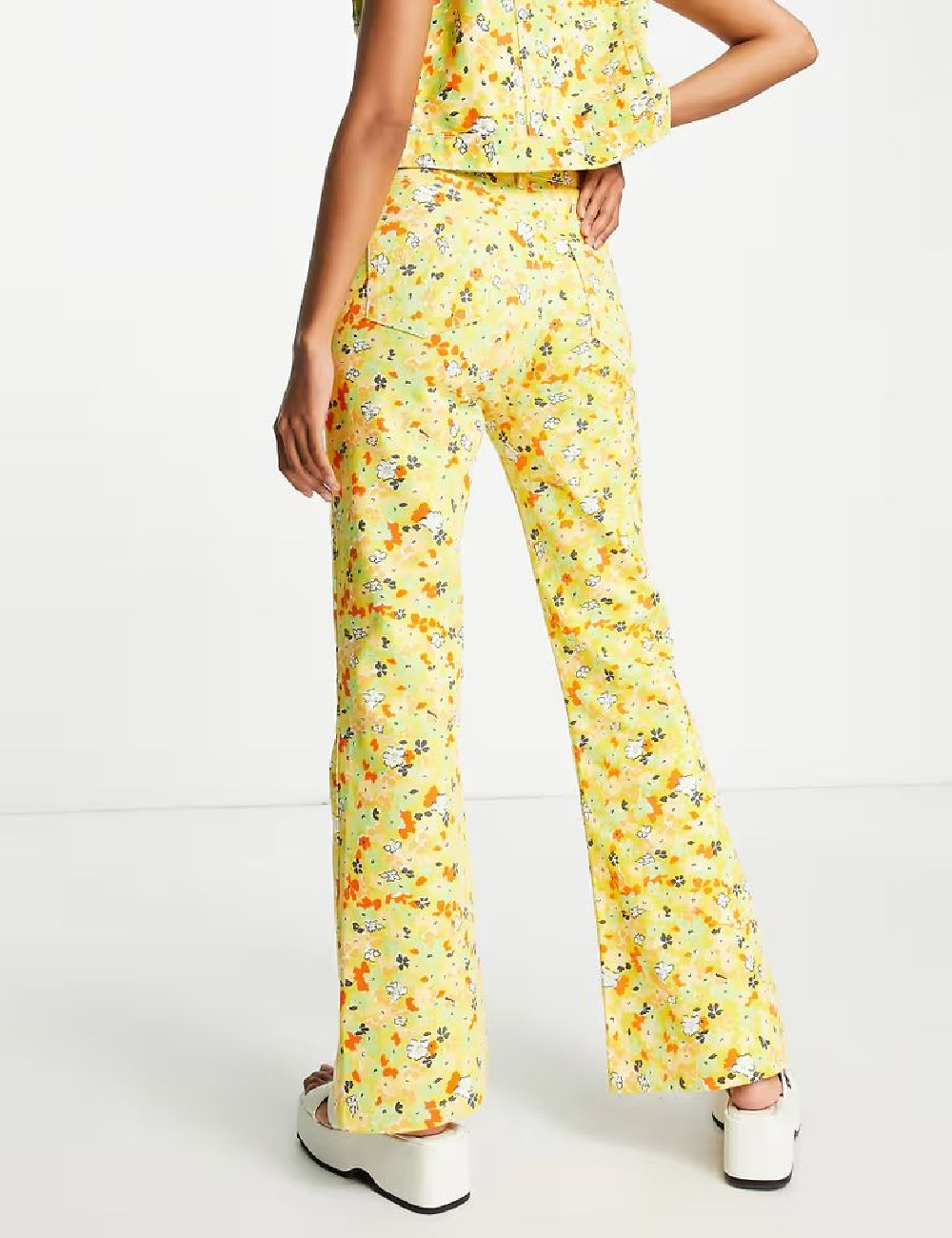 Blugi Neon Rose, galben - 1 | YEO