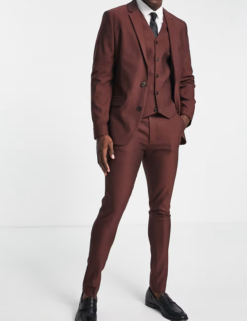 Pantaloni ASOS, visiniu