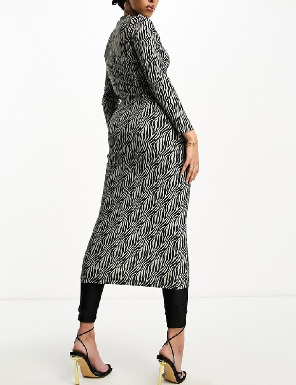 Rochie medie TRENDYOL, negru - 1 | YEO