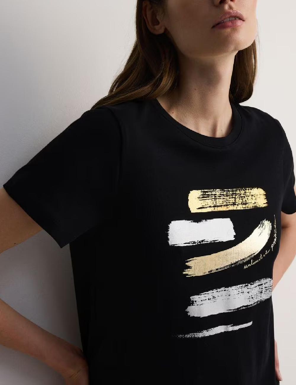 Tricou Reserved, negru - 1 | YEO
