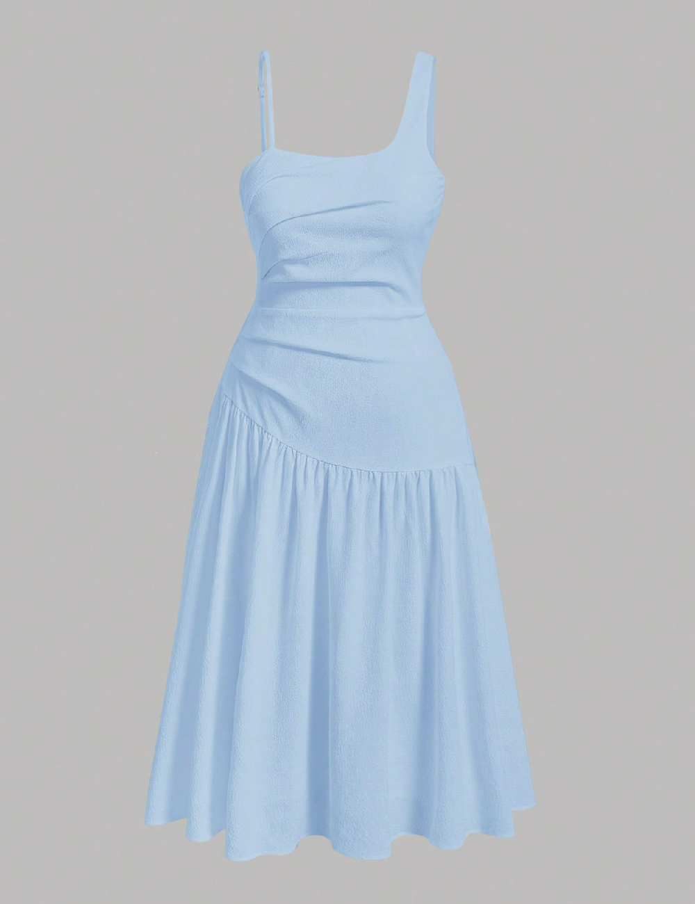 Rochie medie SHEIN CURVE, albastru