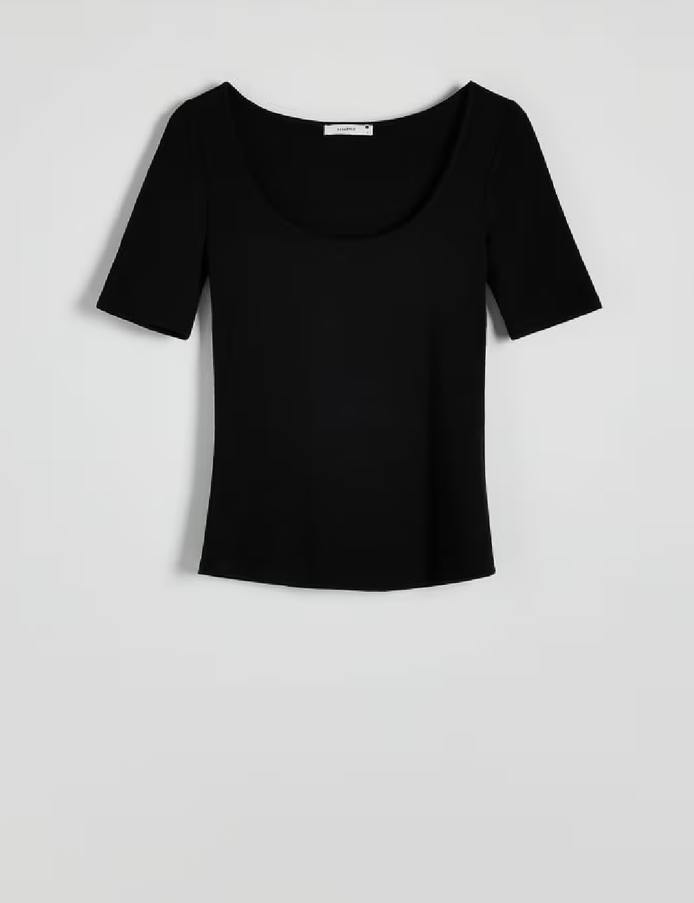 Tricou Reserved, negru - 1 | YEO
