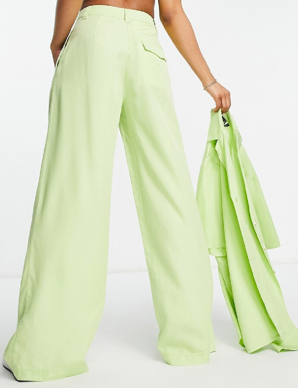 Pantaloni ASOS, verde - 1 | YEO