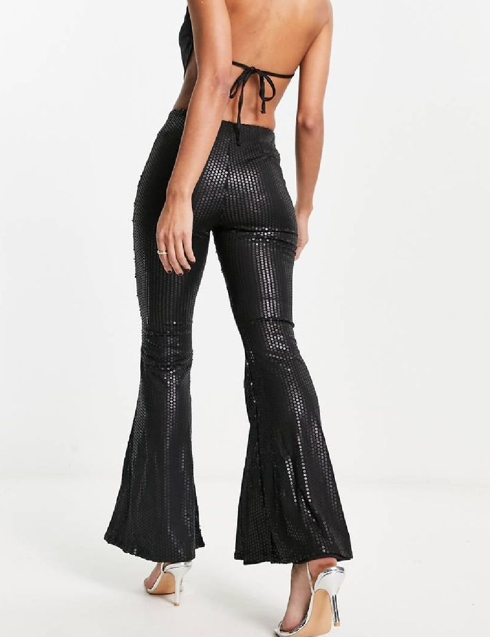 Pantaloni Glamorous, negru - 1 | YEO